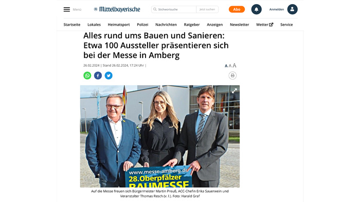 mittelbayerische baumesse